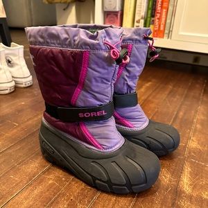 Girls Sorel Winter Boots sz 3